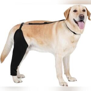 NWT Barkless Rear Leg Recovery Sleeve for Post Surgery, Healing, Stop Licking, M